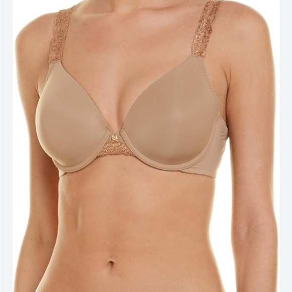 Natori Body Double Lace Trim Full Fit Bra - Picture 1 of 8